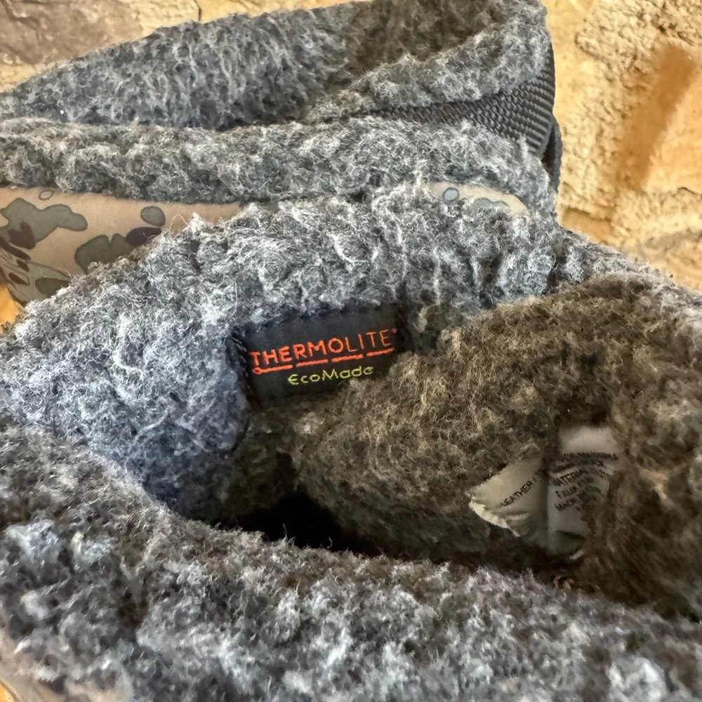 Thermolite NEW All In Motion Black Tan Camo Big Kids Sz4 Winter Boots pricefirm